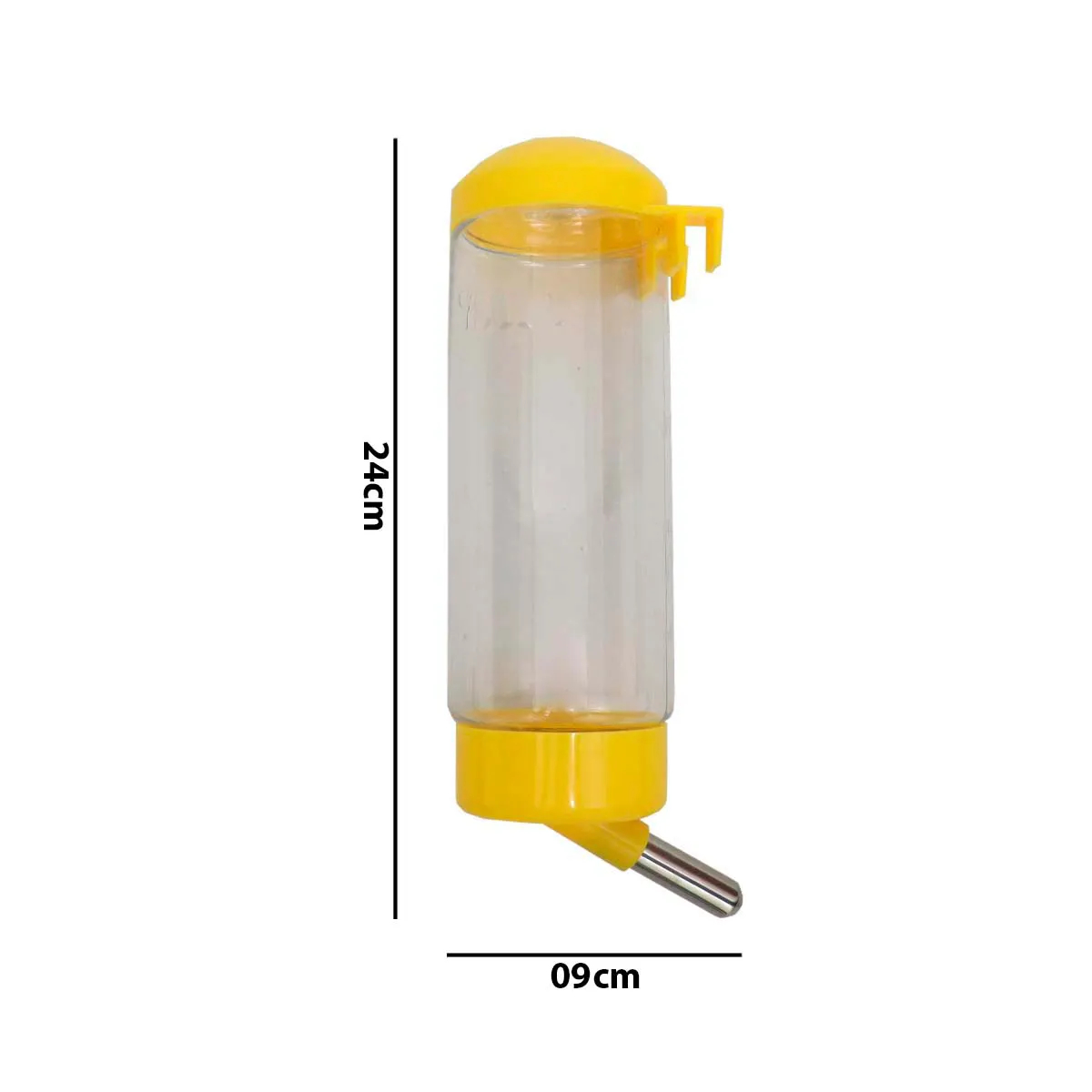  Bebedouros para Coelho e Chinchila - Tipo Copinho - Garrafa Plástica 500 mL